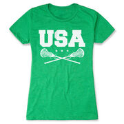 Girls Lacrosse Women's Everyday Tee - USA Girls Lacrosse