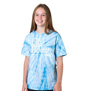 Girls Lacrosse Short Sleeve T-Shirt - I Can't I Have Lacrosse Tie Dye