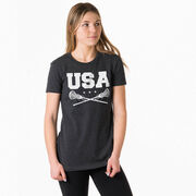 Girls Lacrosse Women's Everyday Tee - USA Girls Lacrosse