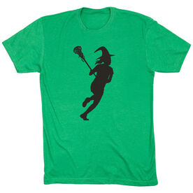 Girls Lacrosse Short Sleeve T-Shirt - Lax Witch