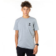 Lacrosse Short Sleeve T-Shirt - Lax Pizza (Back Design)