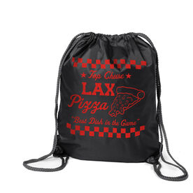 Lacrosse Drawstring Backpack - Lax Pizza
