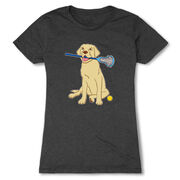 Girls Lacrosse Women's Everyday Tee - Chase The Lax Dog