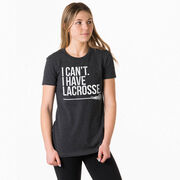 Girls Lacrosse Women's Everyday Tee - I Can't. I Have Lacrosse