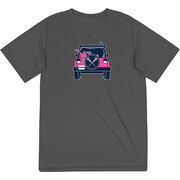 Girls Lacrosse Short Sleeve Performance Tee - Lax Cruiser