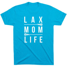 Girls Lacrosse Short Sleeve T-Shirt - Lax Mom Life