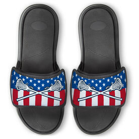 Girls Lacrosse Repwell&reg; Slide Sandals - USA Lacrosse