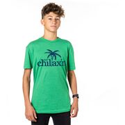 Lacrosse Short Sleeve T-Shirt - Just Chillax'n