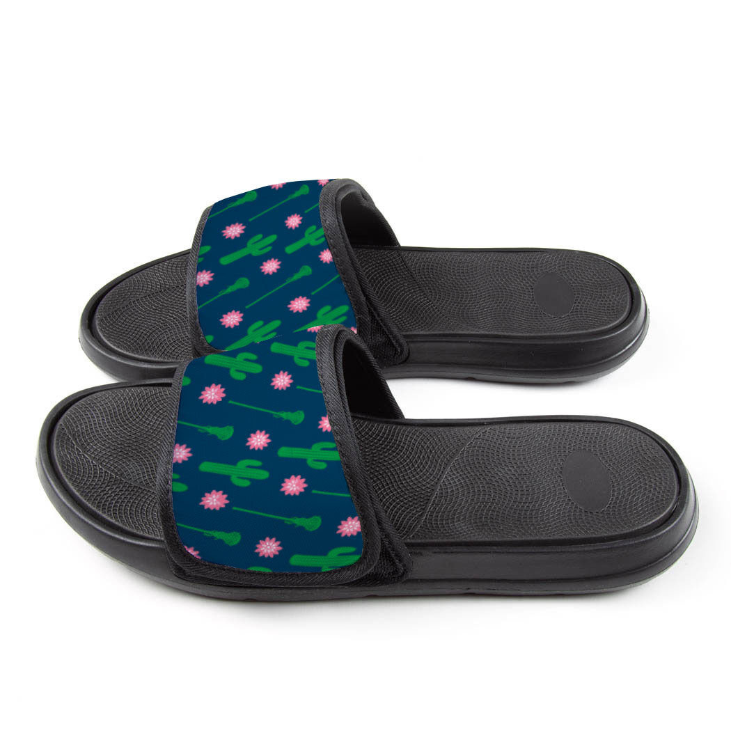Girls Lacrosse Repwell Slide Sandals Cactus Lax LuLaLax