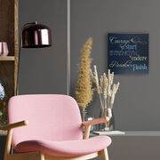 Motivational Canvas Wall Art - Courage To Start