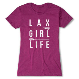 Girls Lacrosse Women's Everyday Tee - Lax Girl Life