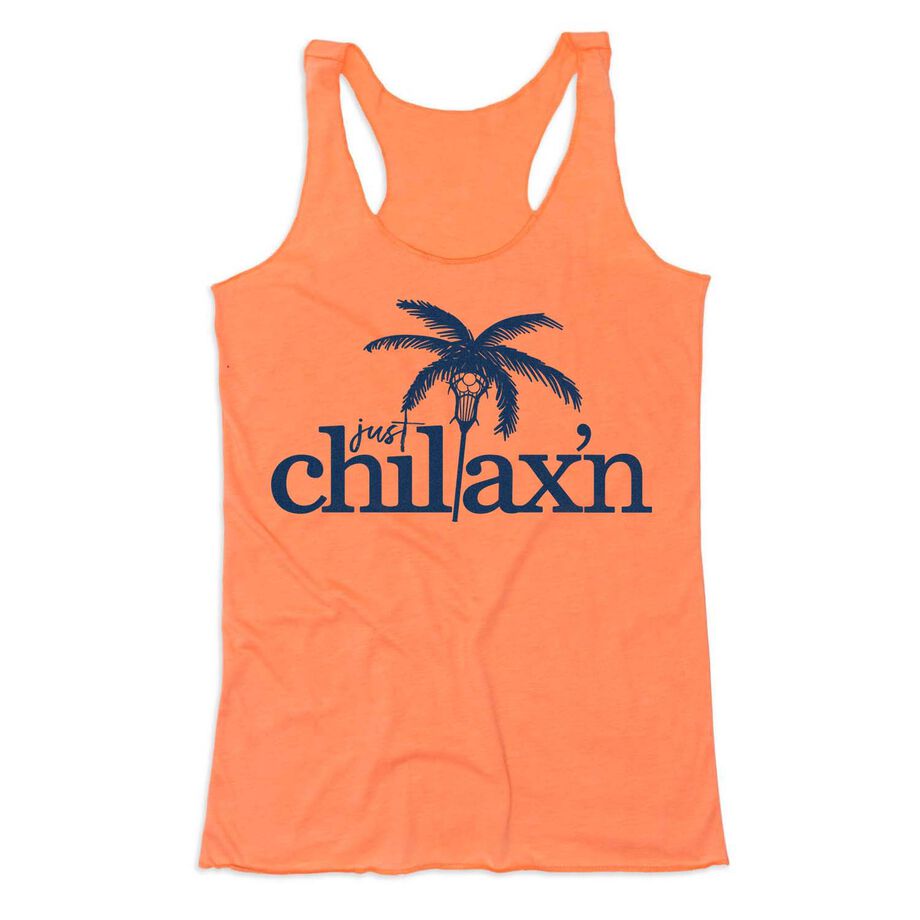 Girls Lacrosse Women's Everyday Tank Top - Just Chillax'n