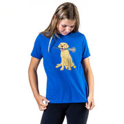 Girls Lacrosse Short Sleeve T-Shirt - Chase The Lax Dog