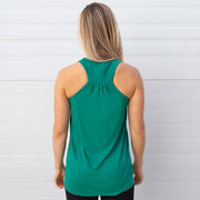 Girls Lacrosse Flowy Racerback Tank Top - Rather Be Playing Lacrosse