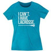 Girls Lacrosse Women's Everyday Tee - I Can't. I Have Lacrosse