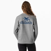 Lacrosse Crewneck Sweatshirt - Just Chillax'n (Back Design)