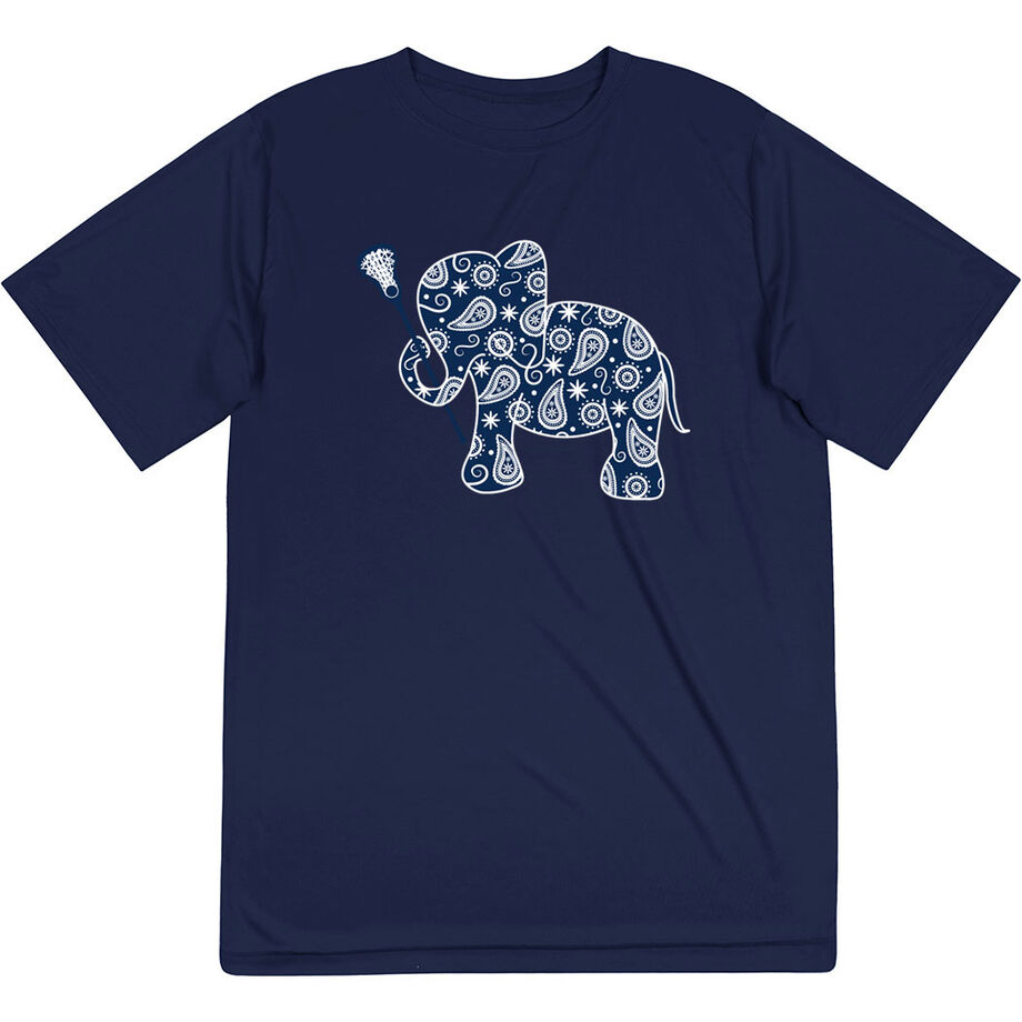 Girls Lacrosse Short Sleeve Performance Tee - Lax Elephant