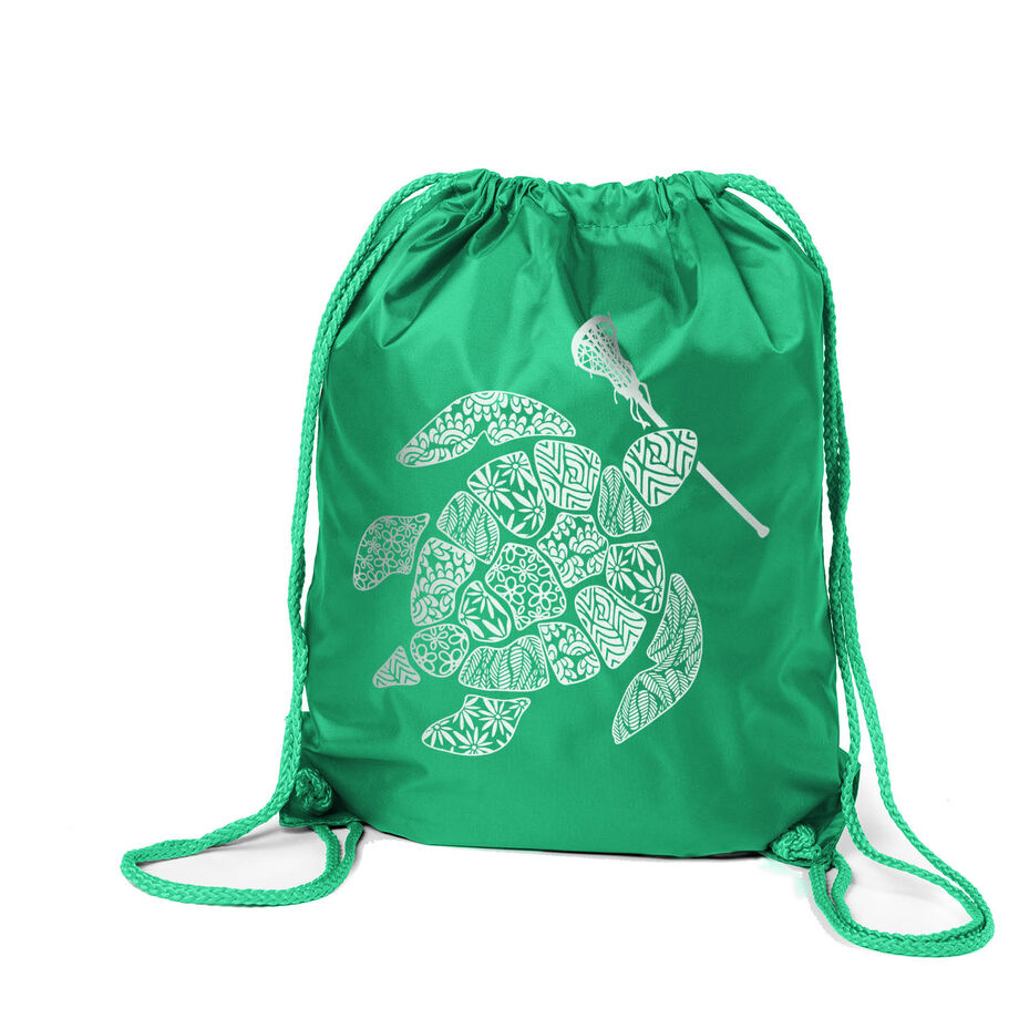 Girls Lacrosse Sport Pack Cinch Sack - Lax Turtle