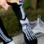 Yakety Yak Knee High Socks - Skeleton