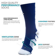 Lacrosse Woven Mid-Calf Socks - Eat. Sleep. Lacrosse