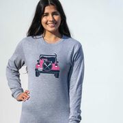 Girls Lacrosse Tshirt Long Sleeve - Lax Cruiser