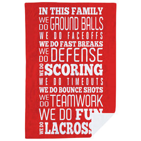 Lacrosse Premium Blanket - We Do Lacrosse