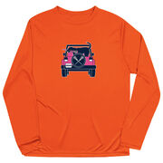 Girls Lacrosse Long Sleeve Performance Tee - Lax Cruiser