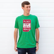 Short Sleeve T-Shirt - Don’t Feed The Goalie