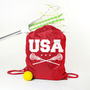 Girls Lacrosse Drawstring Backpack - USA Girls Lacrosse