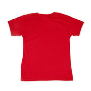 Girls Lacrosse Toddler Short Sleeve Shirt - Lula the Lax Dog (Pink)