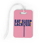 Girls Lacrosse Bag/Luggage Tag - Eat Sleep Lacrosse