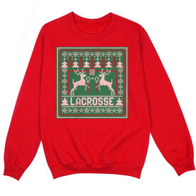 Lacrosse Crewneck Sweatshirt - Lacrosse Christmas Knit