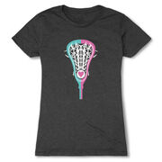 Girls Lacrosse Women's Everyday Tee - Lacrosse Stick Heart