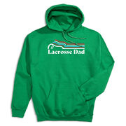 Guys Lacrosse Hooded Sweatshirt - Lacrosse Dad Sticks