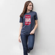 Short Sleeve T-Shirt - Don’t Feed The Goalie