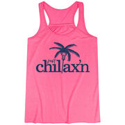Lacrosse Flowy Racerback Tank Top - Just Chillax'n