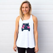 Girls Lacrosse Flowy Racerback Tank Top - Lax Cruiser