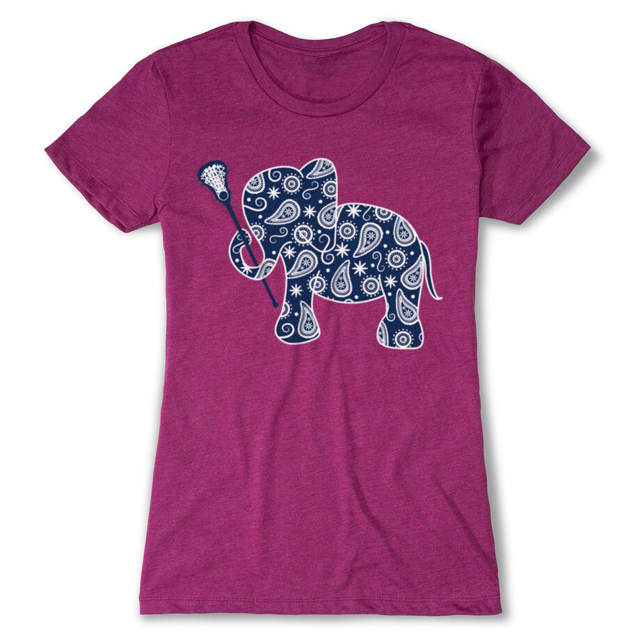 Girls Lacrosse Women's Everyday Tee - Lax Elephant