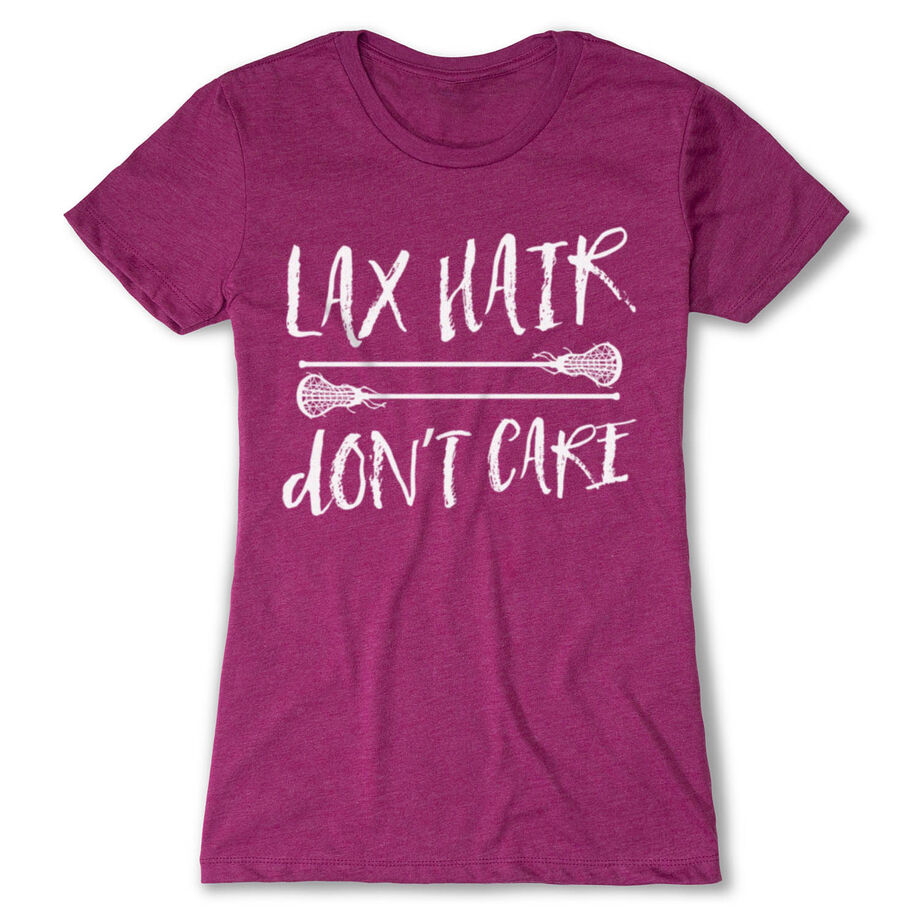 Girls Lacrosse Women's Everyday Tee - Lax Hair Don't Care