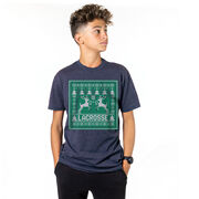 Lacrosse Short Sleeve Tee - Lacrosse Christmas Knit