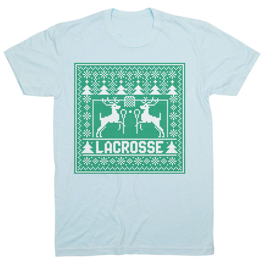 Lacrosse Short Sleeve Tee - Lacrosse Christmas Knit