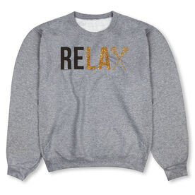 Girls Lacrosse Crew Neck Sweatshirt - Relax