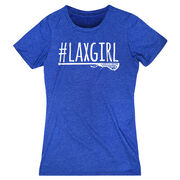 Girls Lacrosse Women's Everyday Tee - #LAXGIRL