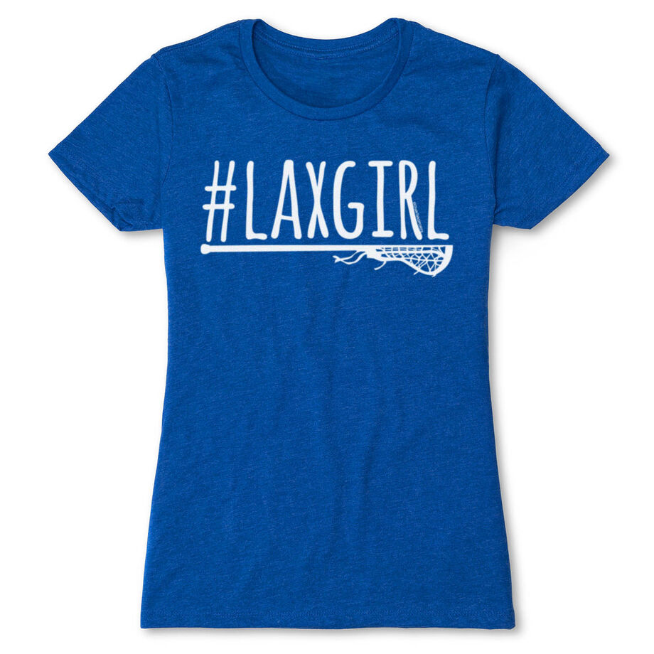 Girls Lacrosse Women's Everyday Tee - #LAXGIRL