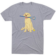 Girls Lacrosse Short Sleeve T-Shirt - Chase The Lax Dog