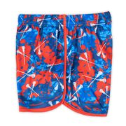 Confetti Girls Lacrosse Shorts - Red/Blue