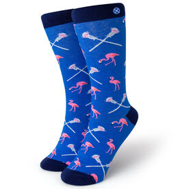 Men's Lacrosse Dress Socks - Flamingo