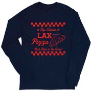 Lacrosse Tshirt Long Sleeve - Lax Pizza
