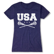 Girls Lacrosse Women's Everyday Tee - USA Girls Lacrosse