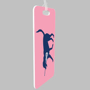 Girls Lacrosse Bag/Luggage Tag - LuLa the Lax Dog